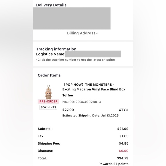 Labubu Copy Copy- Exciting Macaron Vinyl Face Blind Box NWT - Picture 4 of 6